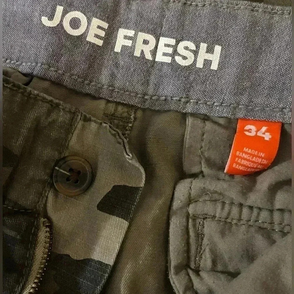 Vintage Camouflage cargo shorts pants size  34 from Joe Fresh - Picture 4 of 4